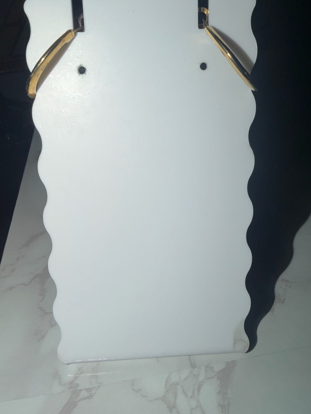 & Other Stories Gold Curved Drop Earrings